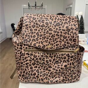 Freshly Picked Tan Leopard Backpack